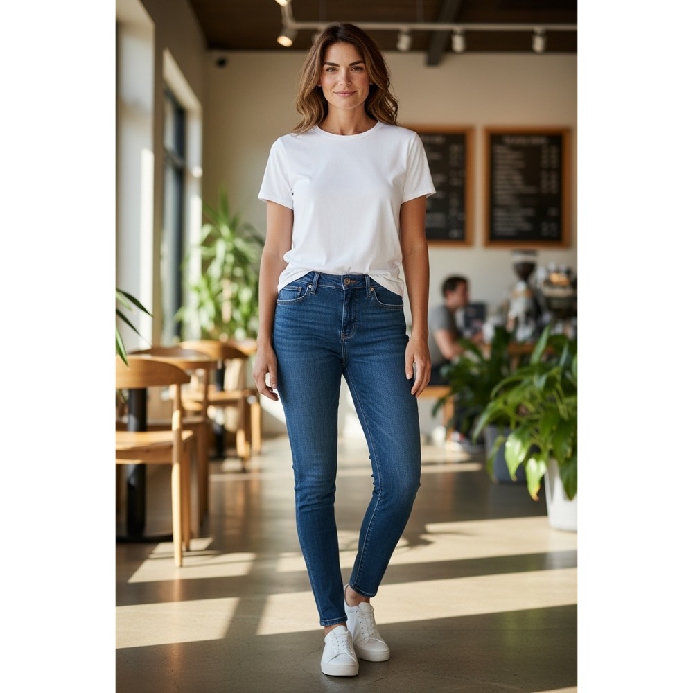 Pilcro and the Letterpress High‎ Rise Skinny Jeans Dark Wash Women's Size 25
